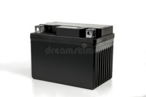 baterias para moto sobre fondo blanco