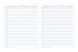 calendario con reloj y formulario de permiso