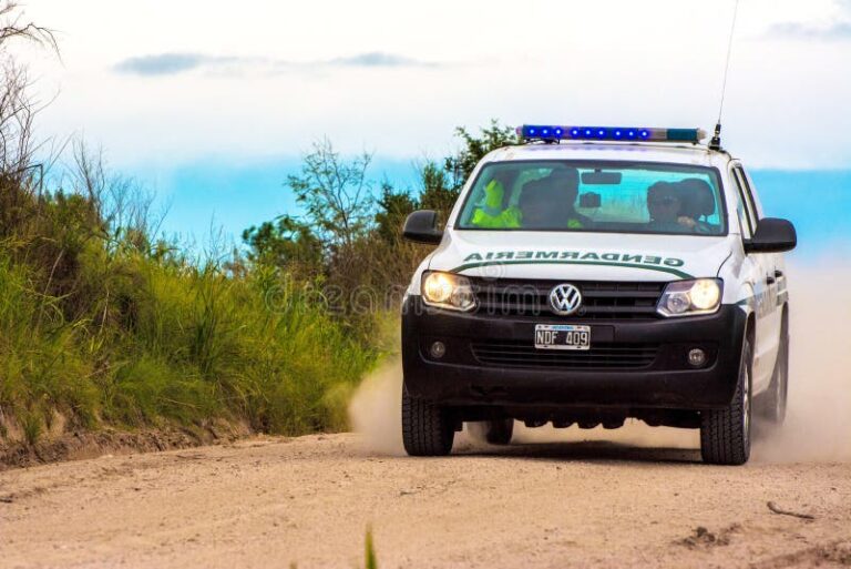 camioneta pick up en carretera argentina rural