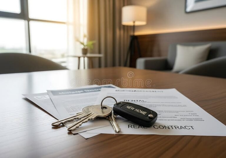 Cómo Impacta el Nuevo Código Civil en la Prórroga del Contrato de Alquiler 2 contrato de alquiler firmado y llaves sobre mesa