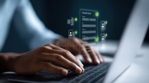 Cómo Sacar Turno Para ANSES por Internet Fácil y Rápido 1 persona usando computadora para tramite online 1