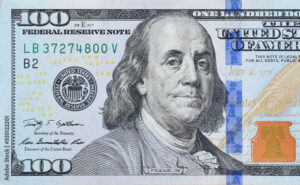 retrato de benjamin franklin en billete