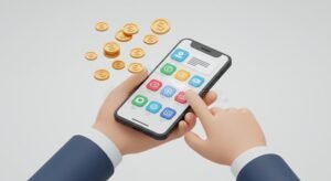 Cuáles Son Las Mejores Aplicaciones Para Ganar Dinero En Play Store 14 smartphone mostrando aplicaciones de finanzas